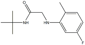 N-tert-butyl-2-[(5-fluoro-2-methylphenyl)amino]acetamide