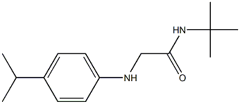 N-tert-butyl-2-{[4-(propan-2-yl)phenyl]amino}acetamide