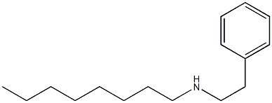 octyl(2-phenylethyl)amine,,结构式