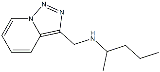 pentan-2-yl({[1,2,4]triazolo[3,4-a]pyridin-3-ylmethyl})amine Struktur