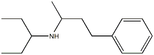 pentan-3-yl(4-phenylbutan-2-yl)amine 化学構造式