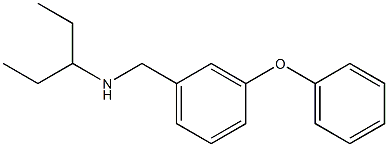pentan-3-yl[(3-phenoxyphenyl)methyl]amine Structure