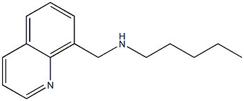 pentyl(quinolin-8-ylmethyl)amine 化学構造式
