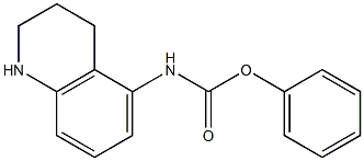 phenyl N-(1,2,3,4-tetrahydroquinolin-5-yl)carbamate Struktur
