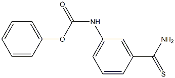phenyl N-(3-carbamothioylphenyl)carbamate Struktur