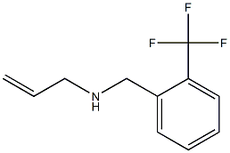 prop-2-en-1-yl({[2-(trifluoromethyl)phenyl]methyl})amine Structure