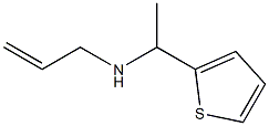 prop-2-en-1-yl[1-(thiophen-2-yl)ethyl]amine Structure