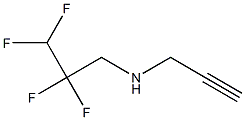 prop-2-yn-1-yl(2,2,3,3-tetrafluoropropyl)amine,,结构式