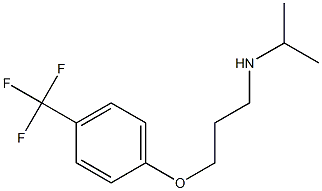 propan-2-yl({3-[4-(trifluoromethyl)phenoxy]propyl})amine Structure