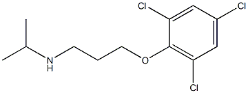 propan-2-yl[3-(2,4,6-trichlorophenoxy)propyl]amine Structure