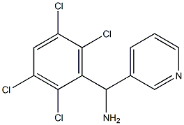 pyridin-3-yl(2,3,5,6-tetrachlorophenyl)methanamine 结构式