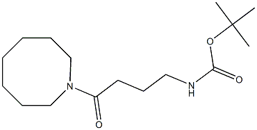 tert-butyl N-[4-(azocan-1-yl)-4-oxobutyl]carbamate Structure