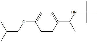 tert-butyl({1-[4-(2-methylpropoxy)phenyl]ethyl})amine Struktur