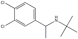 tert-butyl[1-(3,4-dichlorophenyl)ethyl]amine 化学構造式