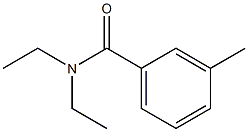 N,N-Diethyl-3-tolyamide,,结构式