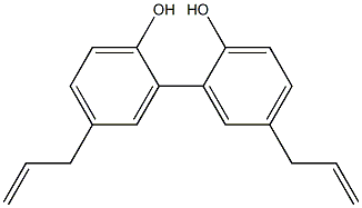2-(2-hydroxy-5-prop-2-enyl-phenyl)-4-prop-2-enyl-phenol,,结构式