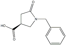 (S)-1-Benzyl-5-oxo-pyrrolidine-3-carboxylic acid Structure