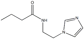 Butanamide,  N-[2-(1H-imidazol-1-yl)ethyl]- Structure