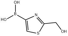 Boronic  acid,  B-[2-(hydroxymethyl)-4-thiazolyl]- Struktur