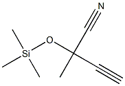 3-Butynenitrile,  2-methyl-2-[(trimethylsilyl)oxy]- Structure