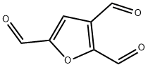 2,3,5-Furantricarboxaldehyde Structure