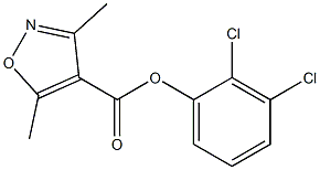 4-Isoxazolecarboxylic  acid,  3,5-dimethyl-,  2,3-dichlorophenyl  ester