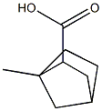 Bicyclo[2.2.1]heptane-2-carboxylic  acid,  1-methyl- Structure