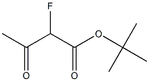 Butanoic  acid,  2-fluoro-3-oxo-,  1,1-dimethylethyl  ester Struktur