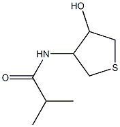 Propanamide,  2-methyl-N-(tetrahydro-4-hydroxy-3-thienyl)- Structure