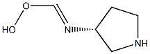 (R)-N-pyrrolidin-3-ylmethanimidoperoxoate Structure