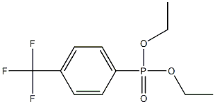 DIETHYL 4-(TRIFLUOROMETHYL)PHENYLPHOSPHONATE Structure