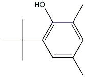 6-tert-buty-2,4-xylenol Struktur