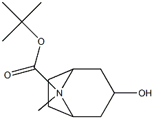 N-Boc-endo-3-tropanol,,结构式