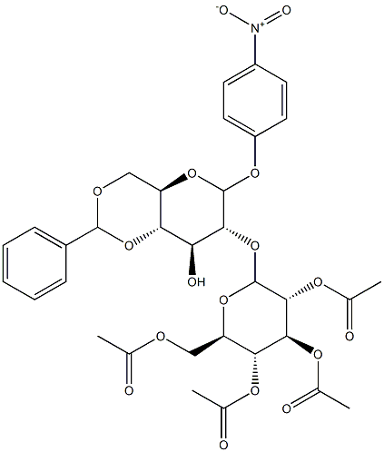  4-Nitrophenyl 4,6-O-Benzylidene-2-O-(2,3,4,6-tetra-O-acetyl--D-glucopyranosyl)--D-glucopyranoside