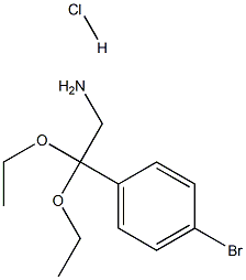 2-(4-Bromo-phenyl)-2,2-diethoxy-ethylamine  hydrochloride|