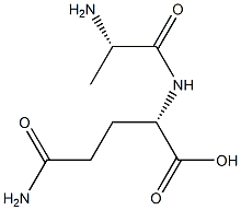 L-ALANYL-L-GLUTAMINE extrapure Structure