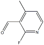 2-Fluoro-3-formyl-4-methylpyridine Structure