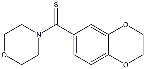4-(2,3-dihydro-1,4-benzodioxin-6-ylcarbothioyl)morpholine