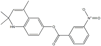 2,2,4-trimethyl-1,2-dihydro-6-quinolinyl 3-nitrobenzoate
