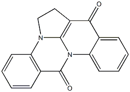 5,6-dihydro-7H,12H-4b,11b-diazabenzo[e]aceanthrylene-7,12-dione 结构式