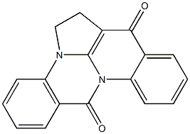 5,6-dihydro-7H,12H-4b,11b-diazabenzo[e]aceanthrylene-7,12-dione Structure