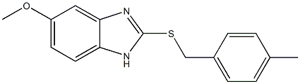  5-methoxy-2-[(4-methylbenzyl)sulfanyl]-1H-benzimidazole