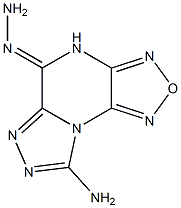 8-amino[1,2,5]oxadiazolo[3,4-e][1,2,4]triazolo[4,3-a]pyrazin-5(4H)-one hydrazone Structure
