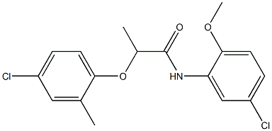 N-(5-chloro-2-methoxyphenyl)-2-(4-chloro-2-methylphenoxy)propanamide