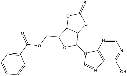 [6-(6-hydroxy-9H-purin-9-yl)-2-thioxotetrahydrofuro[3,4-d][1,3]dioxol-4-yl]methyl benzoate|