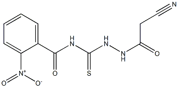 N-{[2-(cyanoacetyl)hydrazino]carbothioyl}-2-nitrobenzamide|