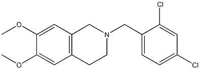 2-(2,4-dichlorobenzyl)-6,7-dimethoxy-1,2,3,4-tetrahydroisoquinoline Structure