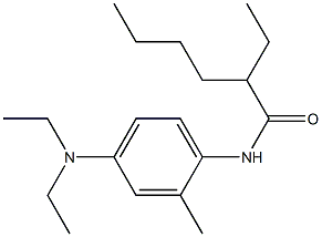 N-[4-(diethylamino)-2-methylphenyl]-2-ethylhexanamide Structure