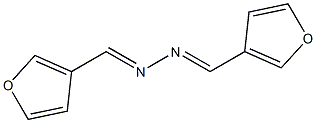 3-furaldehyde (3-furylmethylene)hydrazone 化学構造式