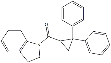 1-[(2,2-diphenylcyclopropyl)carbonyl]indoline